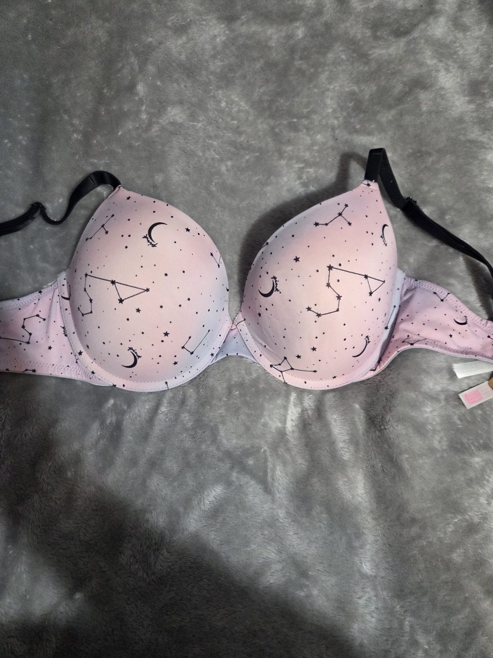 •NWT• Pink Constellation Underwire Bra with Adjustable Straps